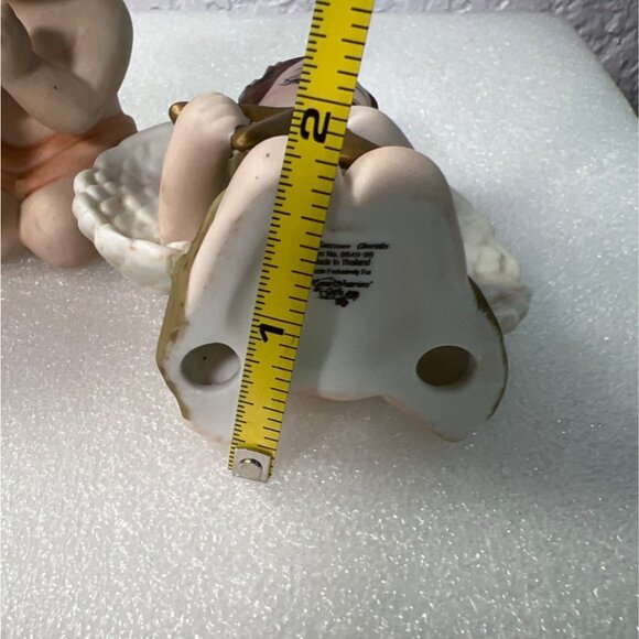 Set Of 3 Ceramic Cherubs Angels Heavenly Cherubs & Home Interiors Four Seasons - Picture 11 of 11